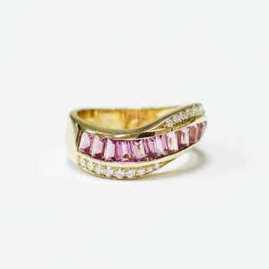 White Gold Diamond Semi-Eternity Band