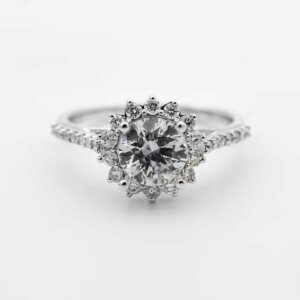 Fine Indian Sterling Emerald-cut Ring